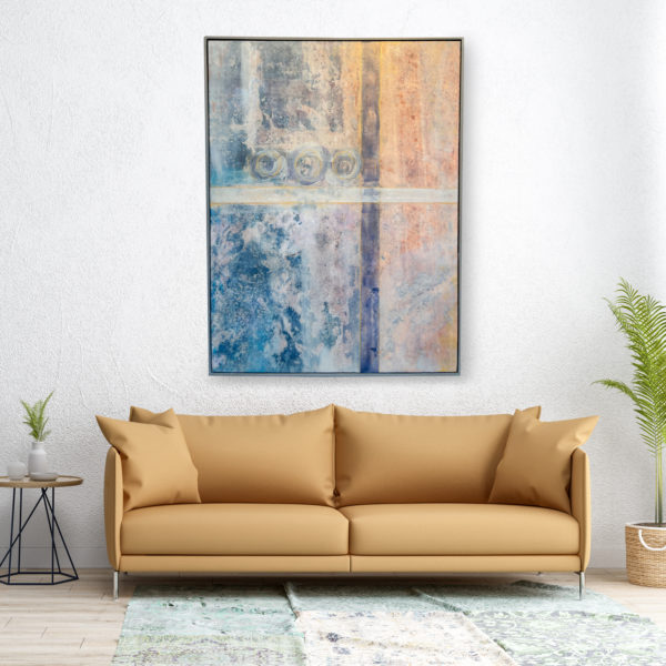 Pompeii III Original Encaustic Painting by Heather Davis