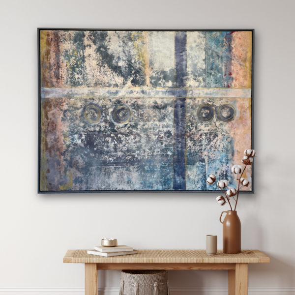 Pompeii IV Encaustic Painting by Heather Davis