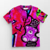Backyard Bears Hearts T-Shirt by Heather Davis