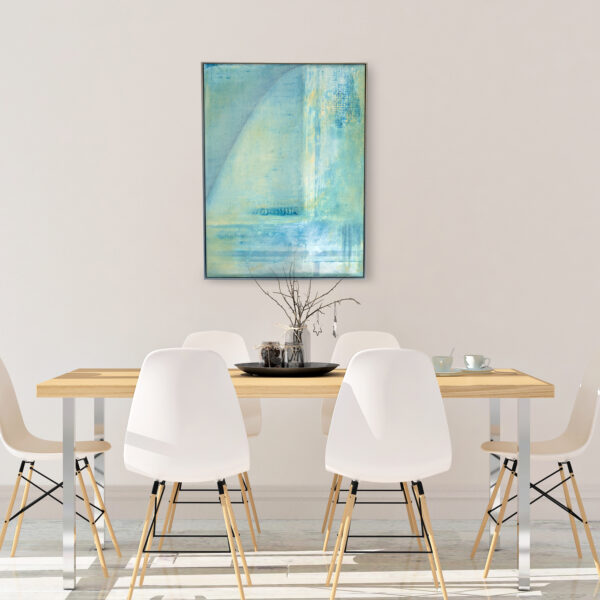Moody Blues II 18 x 24" Encaustic Painting